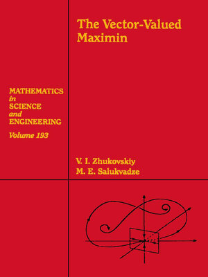 cover image of The Vector-Valued Maximin